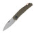 Zero Tolerance 0235 Slip Joint OD Green G-10 Handle Stonewash CPM-20CV Blade ZT0235OLG10