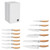Henckels Pakka 13 pc Block Set W/Vertical Magnetic Holder 1034835