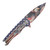 Mtech USA 250th Ann. Spring Assisted Linerlock Folder Freedom 250 Flag Handle MT-A2065F-250