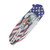 Mtech USA 250th Ann. Spring Assisted Lockback Folder Eagle Flag Handle MT-A2067E-250