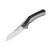 Kizer Draca Folder Grey-Black-Green Aluminum and Carbon Fiber Handle SW S45VN Blade