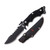 Frost Black Hills Steel Hunter Fixed Blade Knife (Black) FRBKH011B