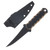 Half Face Combat Filet- Coyote & Black G10, Armor Black Cerakote, Allen Bolts, Textured Grip HFCFCYBK