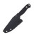 Half Face Blades Field Knife Jr 3.5in Plain Black Modified Drop Point 3