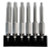Borka Tools Torx Hex 2in Length S2 Bit Set T-2-6PC