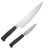 Wusthof Partner 2 pc 3.5in Paring and 8in Chef's Knife Set Black Handles 1061860201