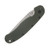 Ontario RAT I Foliage Green 3.62in Plain Satin Drop Point ON8848FG