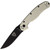 Ontario Knife Co Rat II Ivory 3in Plain Black Drop Point Clam Pack