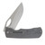 McNees Dixon Folding Knife Stonewash MagnaCut/Atomic Stonewash Titanium with Satin Hardware MCDIXATSWSATHW