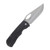 McNees Dixon Folding Knife Stonewash MagnaCut/Frag Antique Titanium with Satin Hardware MCDIXFGANTIQSATHW