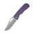 McNees Dixon Folding Knife Stonewash MagnaCut/Frag Atomic Violet Titanium with Satin Hardware MCDIXFGATVIOSATHW