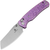 Bestech Cicadas Wing Purple Crystallized 3.15in Plain Satin Reverse Tanto
