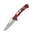 Dead Reckon Integral Vertebrae Dark Red - Black Anchor 3.42in Plain Stonewash New Sexy Modified Clip Point 1