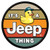 Jeep Duck Fully Embossed Round Steel Sign SG2961