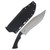 Work Tuff Gear Night Hunter Gen 2 Fixed Blade Knife Satin K329/Black G-10 with Neon Green Liner SBG-K329