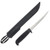 Marttiini Basic 6in Fillet Knife Black Textured Rubber Handle W/Sheath MN827010