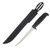 Marttiini Basic 6in Fillet Knife Black Textured Rubber Handle W/Sheath MN827010