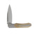 Griffin X Series 1946 Slipjoint Folding Knife Belt Satin S90V/Stonewash Titanium with Stonewash Brass Inlay GRIFF1946BSLSWSWB