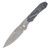 Griffin X Series Bolster Lock Folding Knife Light Stonewash Magnacut/Light Stonewash Titanium with Black and White G-10 Inlay GRIFFXSERIESLSWBWG10I