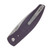 Three Rivers ATOM Linerlock Folder MagnaCut Steel Blade Popsicle Purple G10 3D Contoured Smooth Scales DLR-ATM-G10-3D 