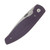 Three Rivers ATOM Linerlock Folder MagnaCut Steel Blade Popsicle Purple G10 3D Contoured Smooth Scales DLR-ATM-G10-3D 