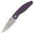 Three Rivers ATOM Linerlock Folder MagnaCut Steel Blade Popsicle Purple G10 3D Contoured Smooth Scales DLR-ATM-G10-3D 