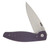 Three Rivers ATOM Linerlock Folder MagnaCut Steel Blade Popsicle Purple G10 3D Contoured Smooth Scales DLR-ATM-G10-3D 