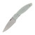 Three Rivers ATOM Linerlock Folder MagnaCut Steel Blade Jade G10 Lizard Skin 3D Contoured Scales DLR-ATM-G10-LS-JADE