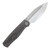KB Knives Albatross Framelock Folder Flamed Ti W/Micro Mill BB M390 Clip Point KUB471B