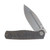 KB Knives Albatross Framelock Folder Flamed Ti W/Micro Mill BB M390 Clip Point KUB471B