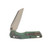 MICROTECH MSI MINI RAM-LOK FULL SERRATED MARFIONE SELECT BRONZED STONEWASH FINISH ANTIQUE GREEN ANODIZED FRAG PATTERN TITANIUM W/ BRONZE TITANIUM ACCENT STAINLESS  MT210M15FRMS2