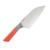 Microtech 6" Santoku Knife Stonewash/Ember G-10 with Titanium Bolsters MT3200B10EM