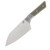Microtech 6" Santoku Knife Stonewash/Olive Drab Green G-10 with Titanium Bolsters MT3200B10OD