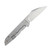 Finch Knife Co Geneva Spur Framelock Folder Abalone Handle 154CM Wharncliffe GS600