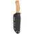 Casstrom No 10 Forest Fixed Knife Curly Birch Satin Flat 14C28N W/Sheath