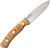 Casstrom No 10 Forest Fixed Knife Curly Birch Satin Flat 14C28N W/Sheath