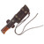 Cudeman MT5 Survival Fixed Knife Cocobolo Wood N695 Drop Point W/Sheath CUD120K
