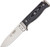 Cudeman MT5 Survival Fixed Knife Black-Gray Micarta 4.25in N695 W/Sheath CUD120M