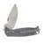 DPX Gear Hest 4.0 Framelock Folder Gray Titanium Handle Stonewash Magnacut Blade
