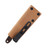 Lishen Knives Little Holston Sheepsfoot Fixed Blade Knife Desert Ironwood LKLHSFDESIRON