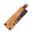 Lishen Knives Little Holston Drop Point Fixed Blade Knife Red Canvas Micarta LKLHDPREDCAN