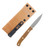 Lishen Knives Little Fowl Natural Canvas Handle LKLFNATCAN