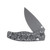 Kizer Glaux Folding Knife PVD Stonewash 14C28N/Black Vortex Pattern Micarta V3801A2