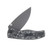 Kizer Glaux Folding Knife PVD Stonewash 14C28N/Black Vortex Pattern Micarta V3801A2