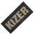 Kizer Bone Fixed Blade Knife Acid Washed Copper Damascus/Black Micarta 1122A2