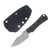 Kizer Bone Fixed Blade Knife Stonewash AEB-L/Stabilized Wood 1122A4