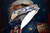Spartan Harsey Folder Titanium Engraved Uncle Sam CPM MagnaCut Spear Point SF5USAM