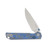 Kizer Begleiter 2.9 Folding Knife Satin BD1N/Blue Vortex Pattern Micarta V3458.2BDA1