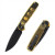 Wixco Drax Folding Knife Black 14C28N Blade Yellow Ultem (PEI) Handle WX10-C