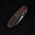 Wixco Wortex Folding Knife Black STN WSH 14C28N Blade Luminous Red Shredded Carbon Fiber Handle WX16-E